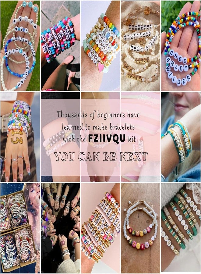 Beadsz مجموعة صنع الأساور من Beadsz، خرز بلاستيكي للأطفال، أدوات حرفية لصنع المجوهرات، قلائد، ربطات شعر، وخواتم، هدية مثالية لأعياد ميلاد الفتيات الصغيرات من عمر 4 إلى 7 سنوات، متعددة الألوان - Image 5